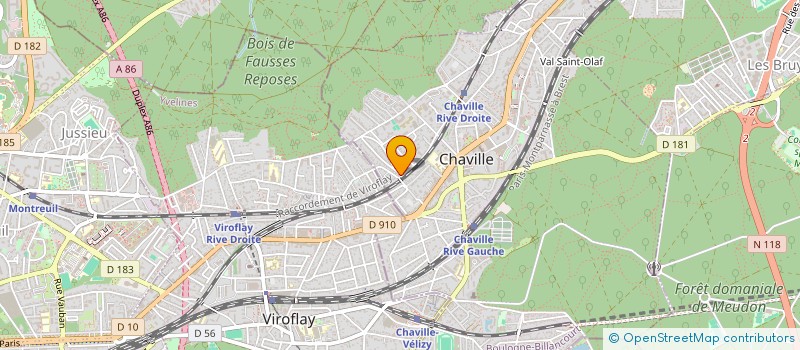localisation de l'entreprise BATIMENT DIFFUSION à CHAVILLE