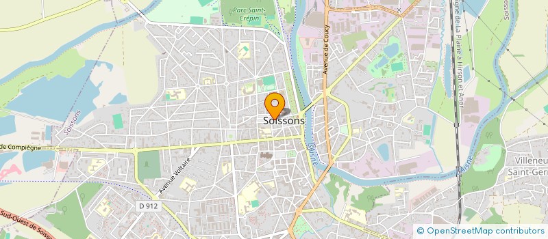 localisation de l'entreprise BATIMENT DIFFUSION IMMOBILIERE à SOISSONS