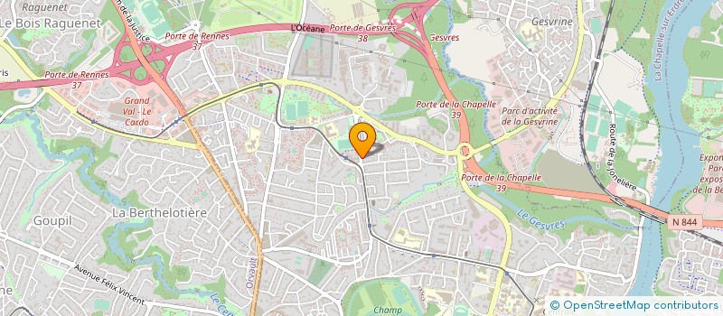 localisation de l'entreprise BATIMENT DU PARTICULIER à NANTES