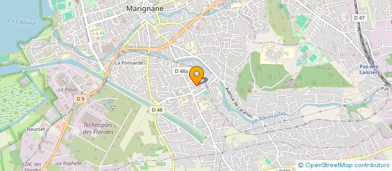 localisation de l'entreprise BATIMENT DU SUD à MARIGNANE