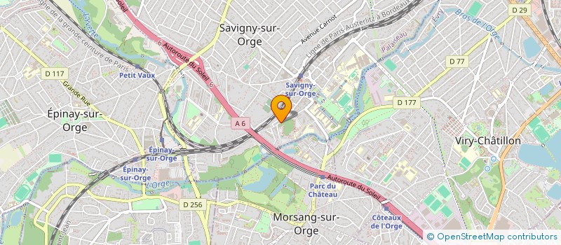 localisation de l'entreprise BATIMENT ECOLOGIQUE DE FRANCE  SAVIGNY-SUR-ORGE