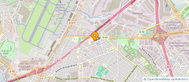 localisation de l'entreprise BATIMENT ENERGIE SERVICE à LE BLANC-MESNIL