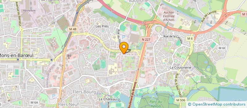 localisation de l'entreprise BATIMENT ENTREPRISE RUTECKI  VILLENEUVE-D'ASCQ