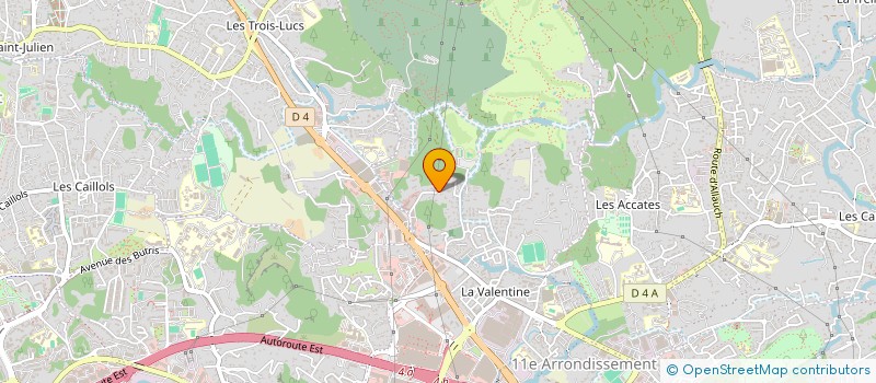 localisation de l'entreprise BATIMENT ESPACES VERTS à MARSEILLE 11EME