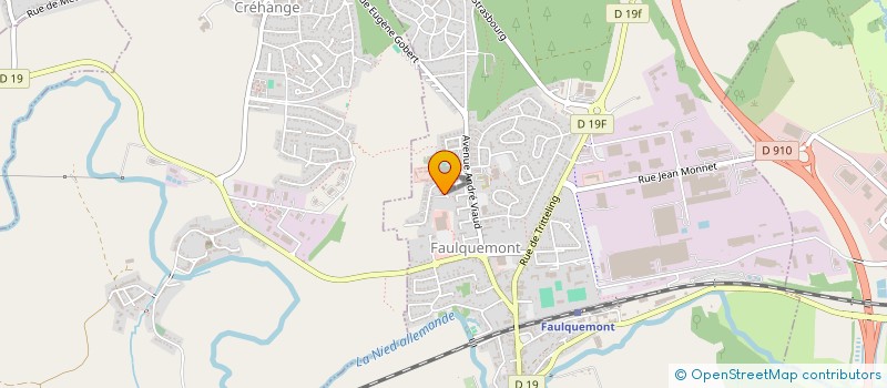 localisation de l'entreprise BATIMENT EST  FAULQUEMONT