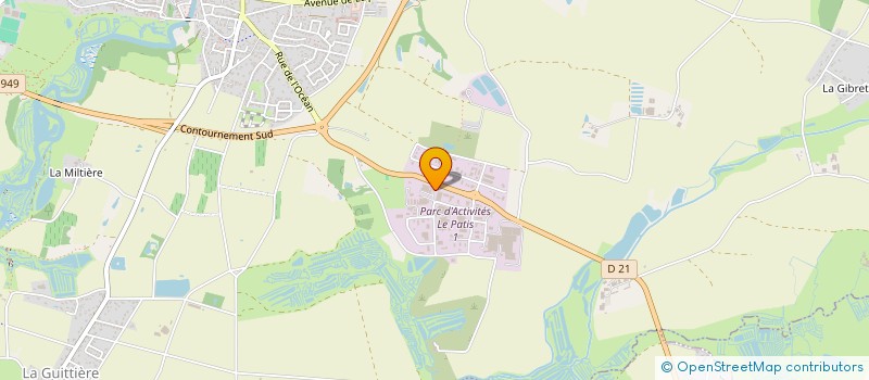 localisation de l'entreprise BATIMENT ET BOIS CONCEPT à TALMONT-SAINT-HILAIRE
