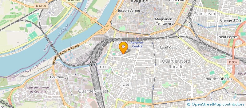 localisation de l'entreprise BATIMENT ET JARDIN MIDI LIBERTE  AVIGNON