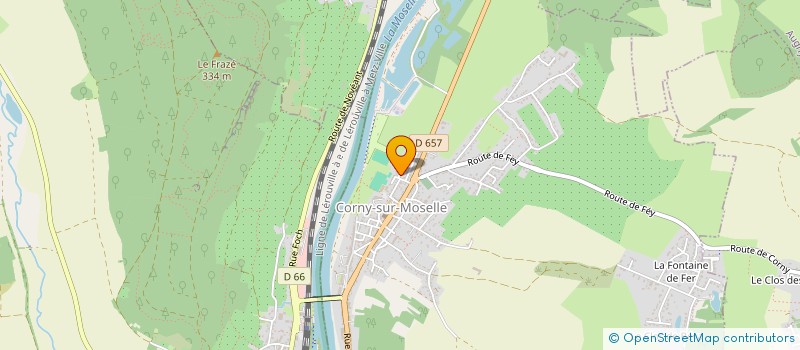 localisation de l'entreprise BATIMENT ET MAISON ECO-LOGIQUE  CORNY-SUR-MOSELLE