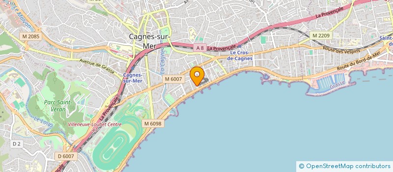 localisation de l'entreprise BATIMENT ET RENOVATION à CAGNES-SUR-MER