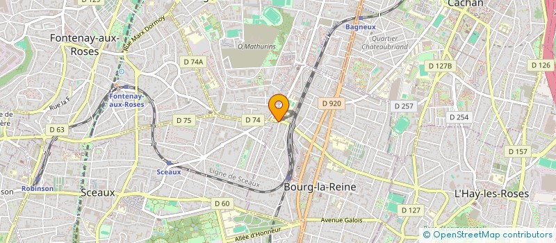 localisation de l'entreprise BATIMENT ET SERVICES à BOURG-LA-REINE