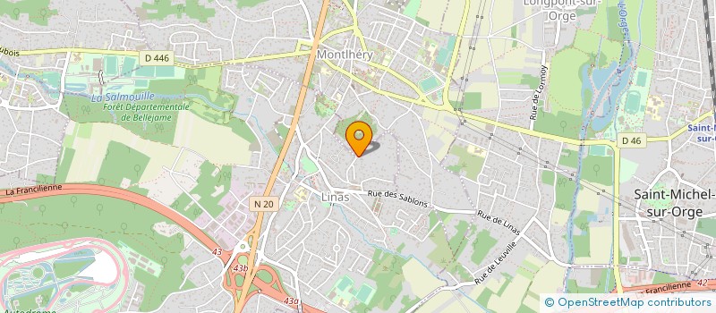 localisation de l'entreprise BATIMENT ET SERVICES PCC à MONTLHERY