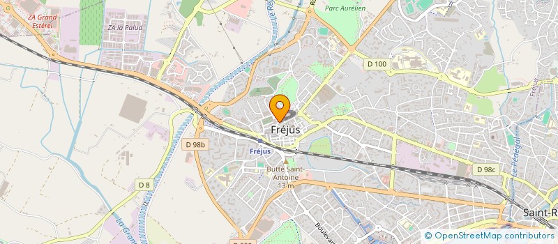 localisation de l'entreprise BATIMENT ET TRAVAUX PUBLICS à FREJUS