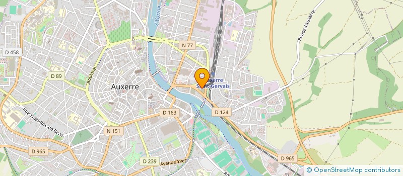 localisation de l'entreprise BATIMENT ETUDE SERVICE à AUXERRE