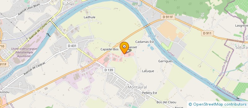 localisation de l'entreprise BATIMENT ETUDES TECHNIQUES BETTEC à MONTAYRAL