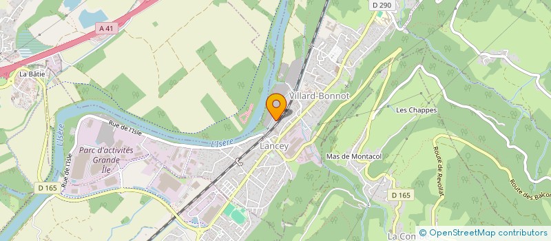 localisation de l'entreprise BATIMENT FRANCE RENOVATION  VILLARD-BONNOT