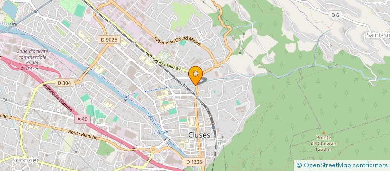 localisation de l'entreprise BATIMENT GENERALE  CLUSES