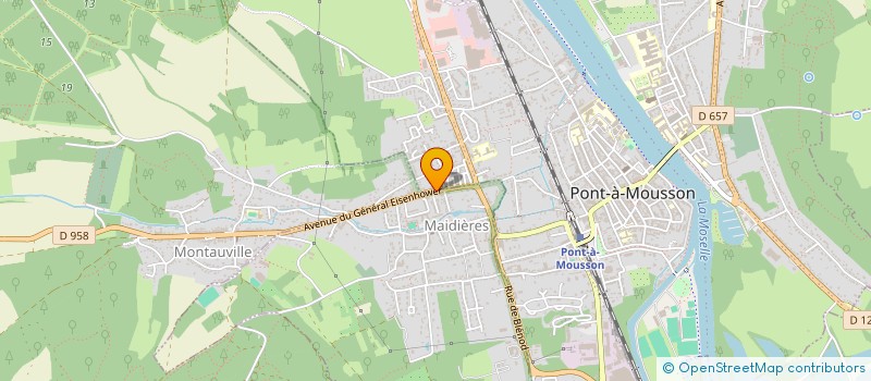 localisation de l'entreprise BATIMENT GENIE CIVIL MENUISERIE  MAIDIERES