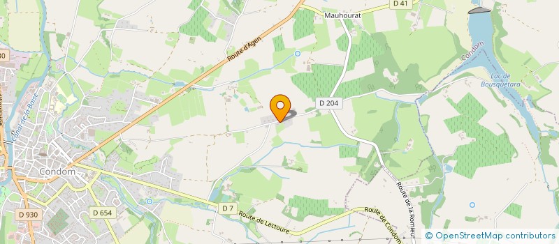 localisation de l'entreprise BATIMENT GERSOIS CHARPENTES METALLIQUES  CONDOM