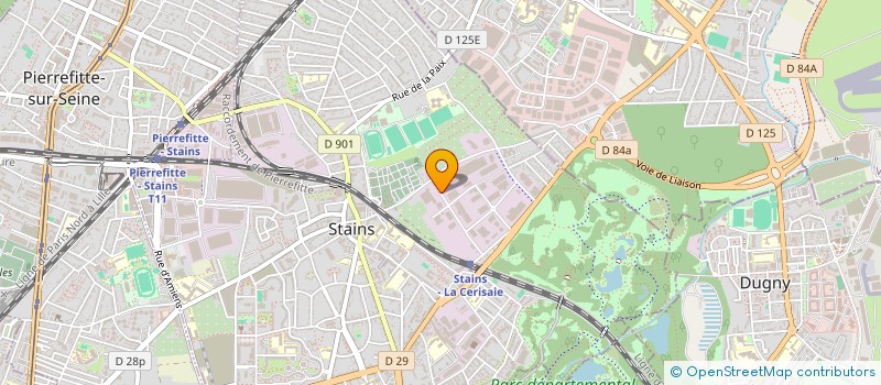 localisation de l'entreprise BATIMENT GPE  STAINS
