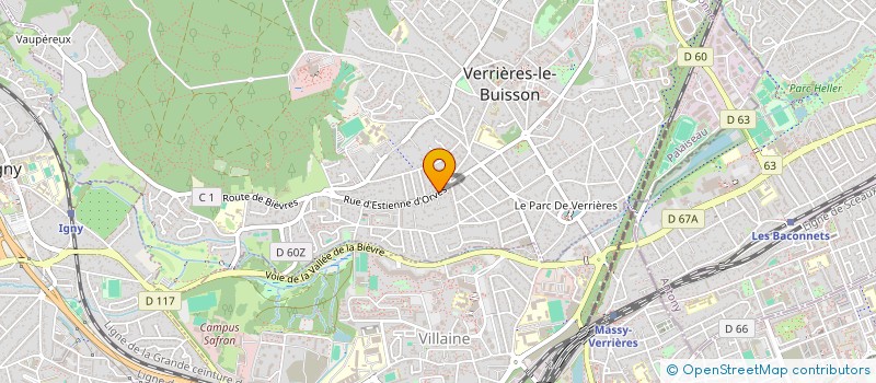 localisation de l'entreprise BATIMENT HANOUEL RENOVATION à VERRIERES-LE-BUISSON