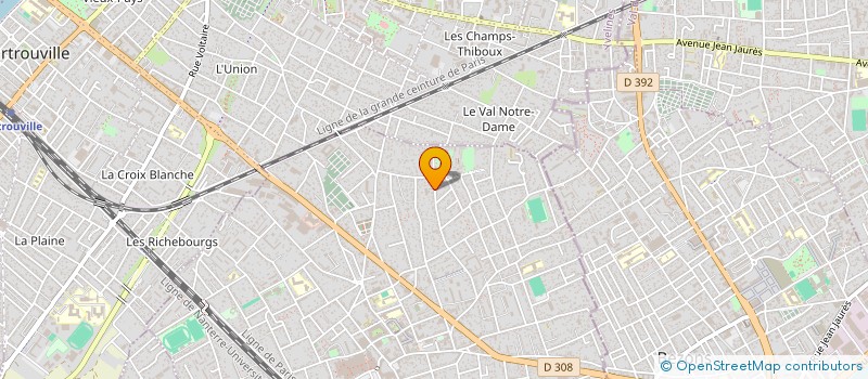 localisation de l'entreprise BATIMENT ILE DE FRANCE à HOUILLES