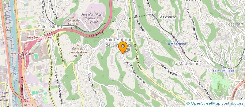 localisation de l'entreprise BATIMENT IMMOBILIER CONCEPT SERVICE ENTREPRISE à NICE