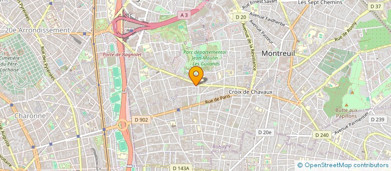localisation de l'entreprise BATIMENT KARAKUS MACONNERIE à MONTREUIL