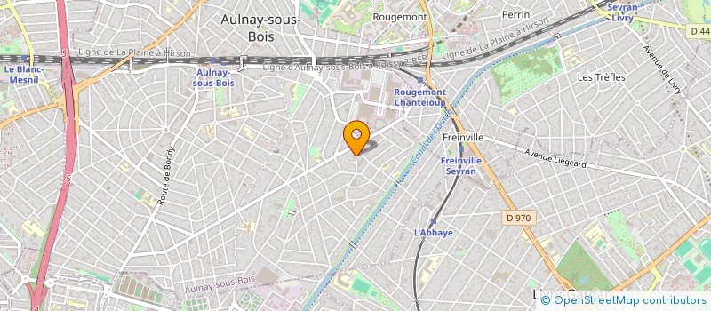 localisation de l'entreprise BATIMENT LA GLOIRE DE FRANCE  AULNAY-SOUS-BOIS