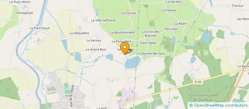 localisation de l'entreprise BATIMENT LARCHER CONSTRUCTIONS SARL  QUEBRIAC