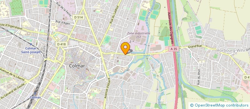 localisation de l'entreprise BATIMENT LOCATION à COLMAR