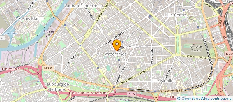 localisation de l'entreprise BATIMENT M M R à LILLE