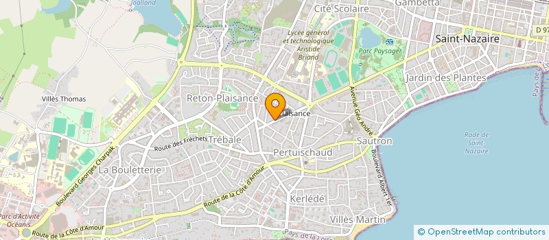 localisation de l'entreprise BATIMENT MACONNERIE LORIENT ATLANTIQUE à SAINT-NAZAIRE