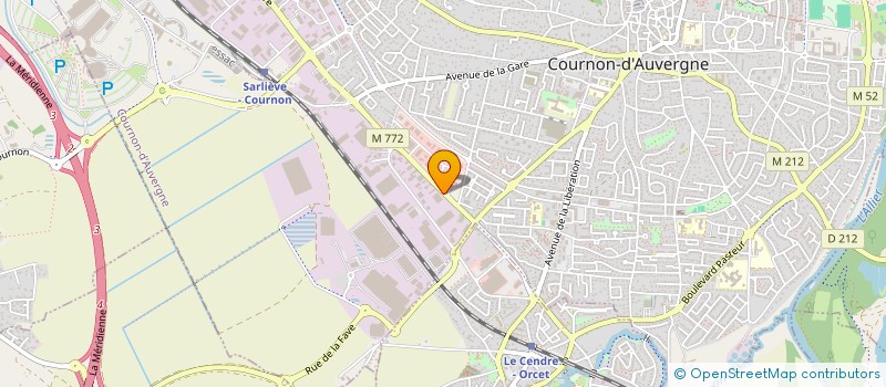 localisation de l'entreprise BATIMENT MULTI SERVICES à COURNON-D'AUVERGNE