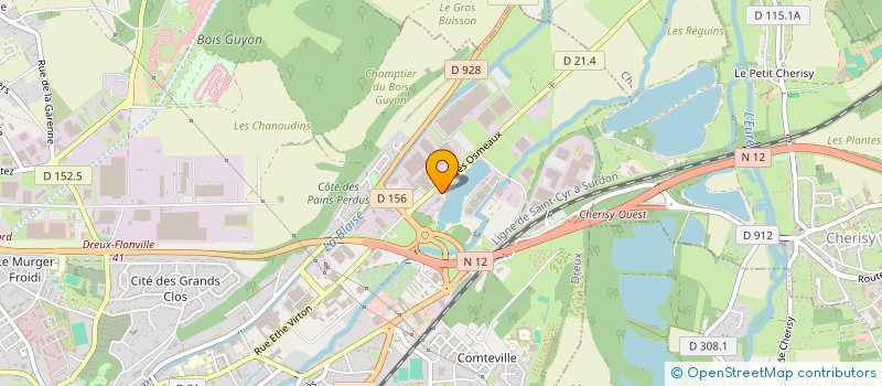 localisation de l'entreprise BATIMENT MULTI-SERVICES TRAVAUX PROFESSIONNELS à DREUX