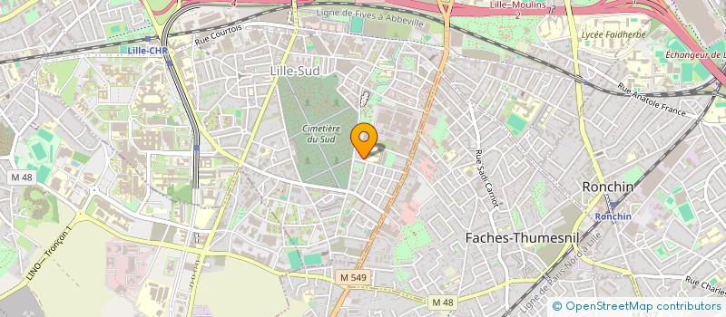 localisation de l'entreprise BATIMENT MULTI TRAVAUX à LILLE