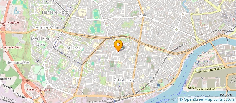 localisation de l'entreprise BATIMENT NETTOYAGE ENTRETIEN - B.N.E  NANTES