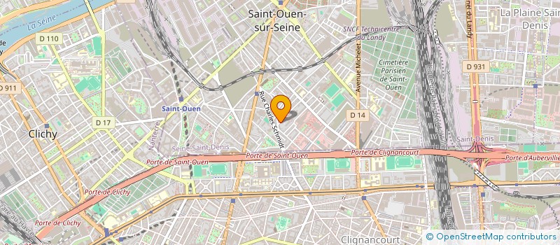 localisation de l'entreprise BATIMENT NEUF à SAINT-OUEN-SUR-SEINE