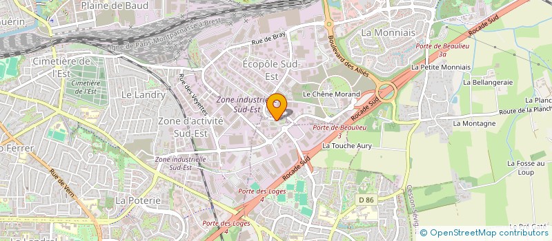 localisation de l'entreprise BATIMENT OGR  CHILLY-MAZARIN