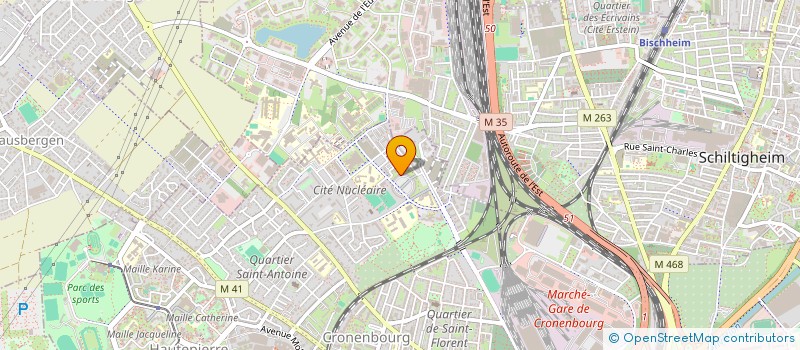 localisation de l'entreprise BATIMENT OZ à STRASBOURG