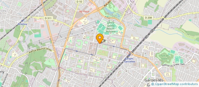 localisation de l'entreprise BATIMENT PARISIEN à SARCELLES