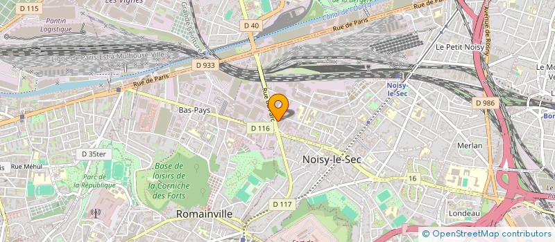 localisation de l'entreprise BATIMENT-PEINTURE-SERVICES à NOISY-LE-SEC