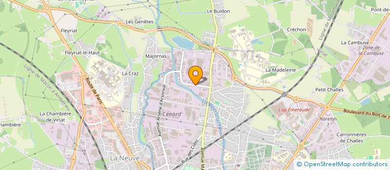 localisation de l'entreprise BATIMENT PLAQUISTE PEINTURE, B.P.P. à BOURG-EN-BRESSE