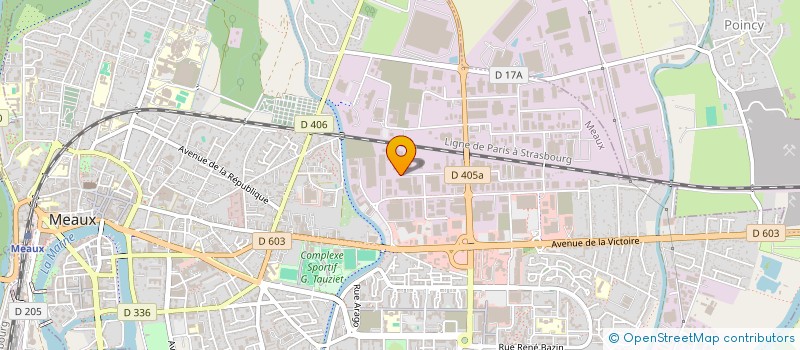 localisation de l'entreprise BATIMENT PRO SERVICE à MEAUX