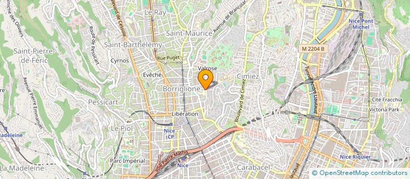 localisation de l'entreprise BATIMENT QUALITE CONFORT  NICE