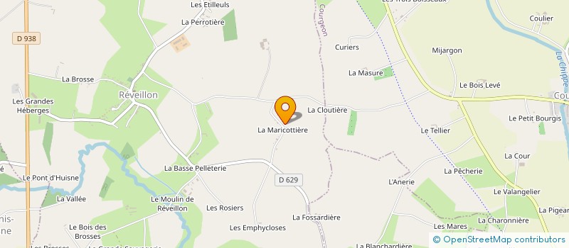 localisation de l'entreprise BATIMENT QUALITE TOITURE COUVERTURE à REVEILLON