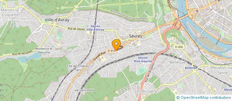localisation de l'entreprise BATIMENT RAYAN à SEVRES