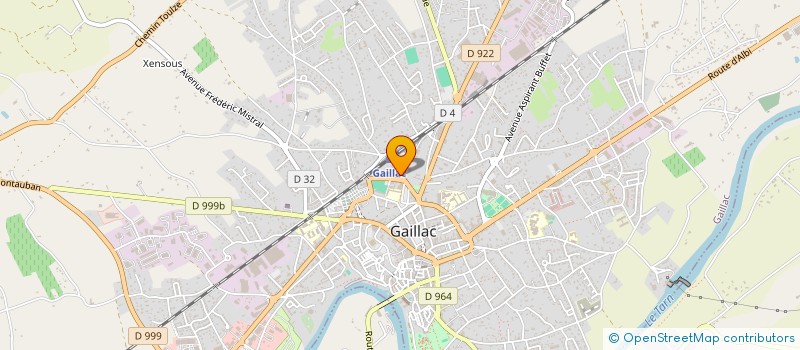 localisation de l'entreprise BATIMENT REALISATION MONTAGE  GAILLAC