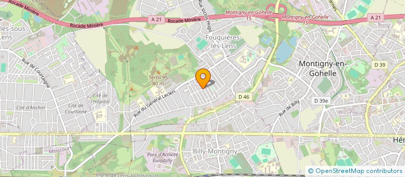 localisation de l'entreprise BATIMENT REEMPLOI  MONTIGNY-EN-GOHELLE