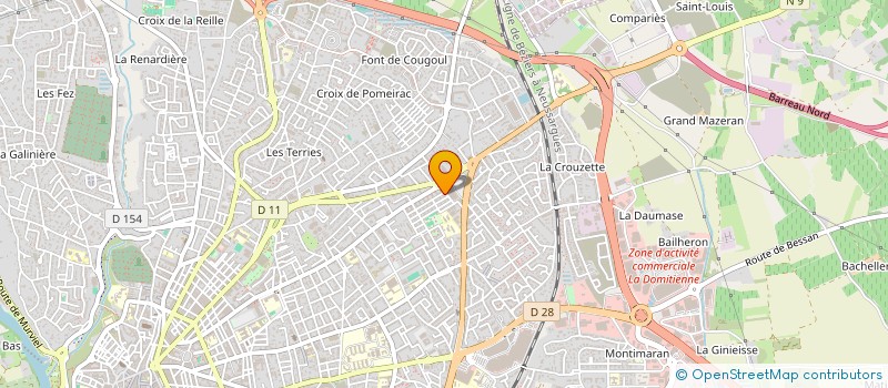 localisation de l'entreprise BATIMENT-RENOV  BEZIERS