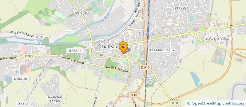 localisation de l'entreprise BATIMENT RENOVATION CONSTRUCTION à CHATEAUDUN